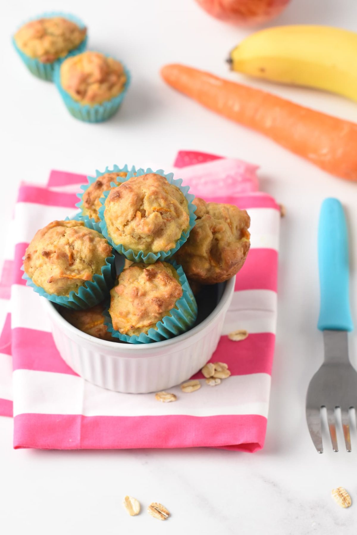 🍌🥕 Dive into these ABC (Apple Banana Carrot) cupcakes from @zenatewhat  using the new @bydash Mini Cupcake Maker! They're a scrumptious way…