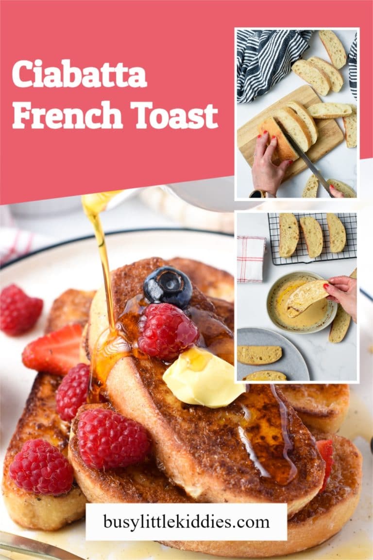 Ciabatta French Toast - Busy Little Kiddies (BLK)