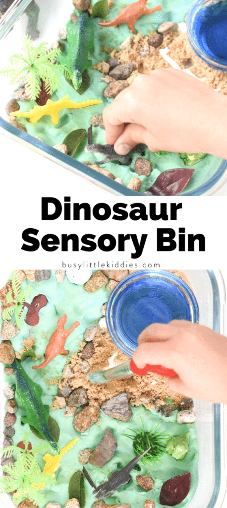 The Dinosaur Sensory Bin: An Easy Educational Tool in 4 Steps - Busy ...