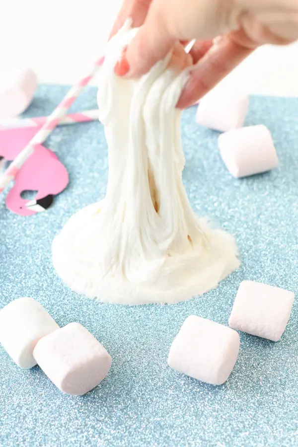 Easy Fluffy Slime  Edible Marshmallow Slime Recipe