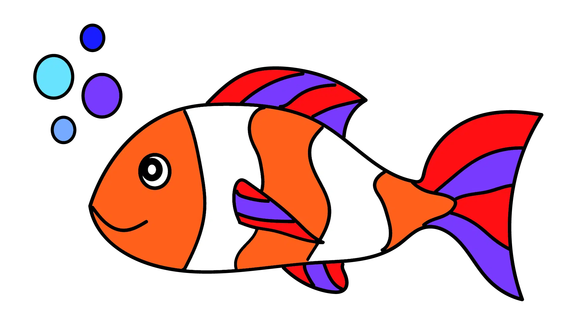 How To Draw A Fish: Easy Step-By-Step Tutorial For Kids