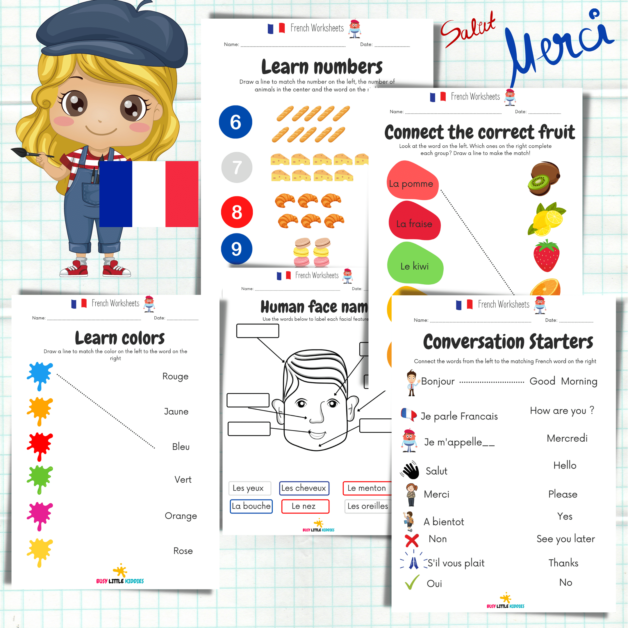 Kindergarten Beginners French Worksheet Printable Fre - vrogue.co