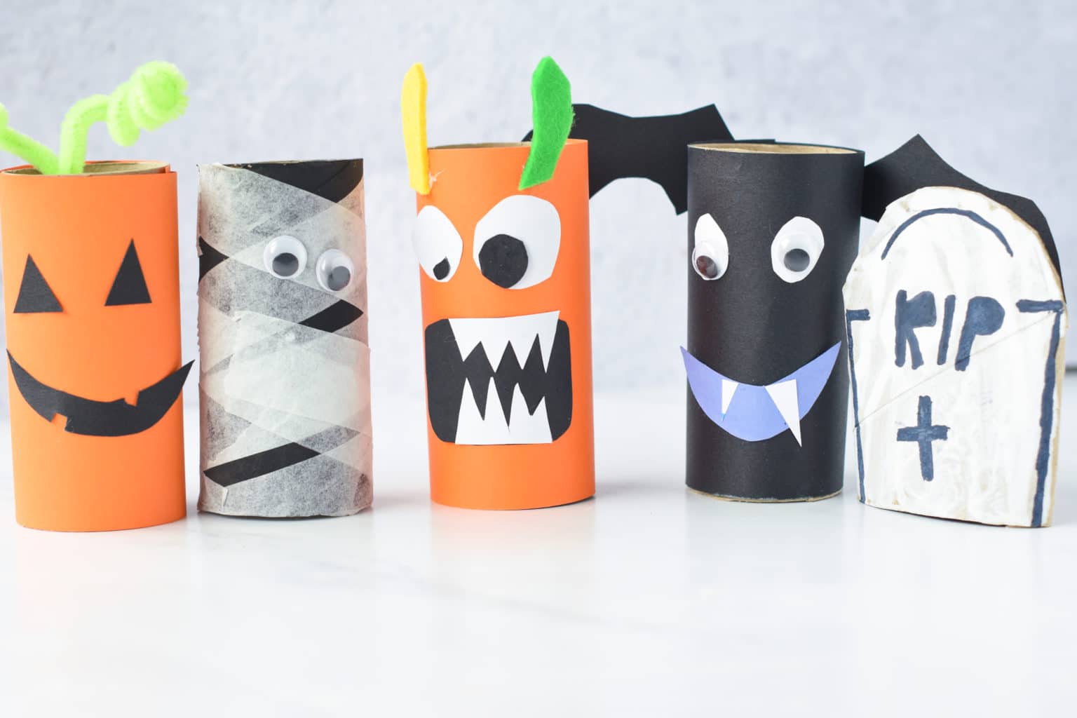 5 Toilet Paper Roll Halloween Craft Ideas - Busy Little Kiddies (BLK)