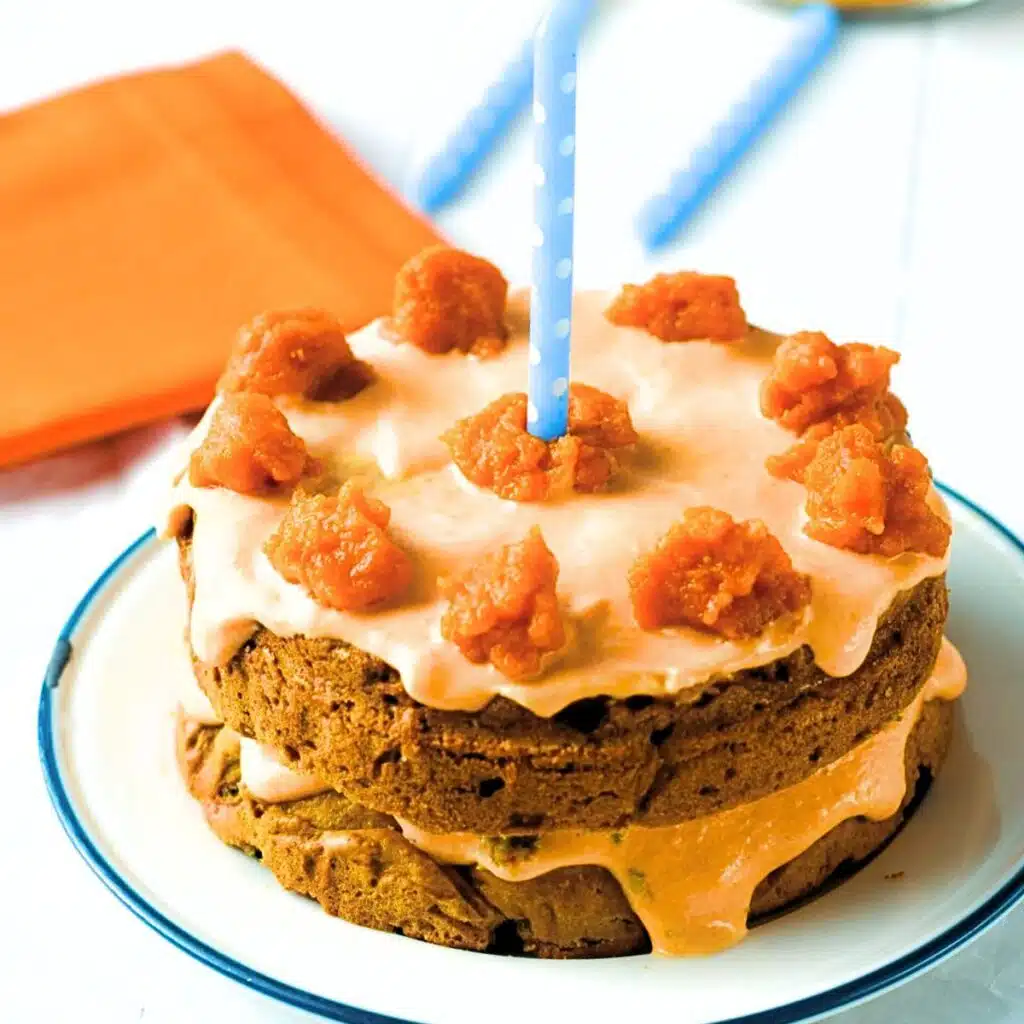 Pumpkin Dog Cake