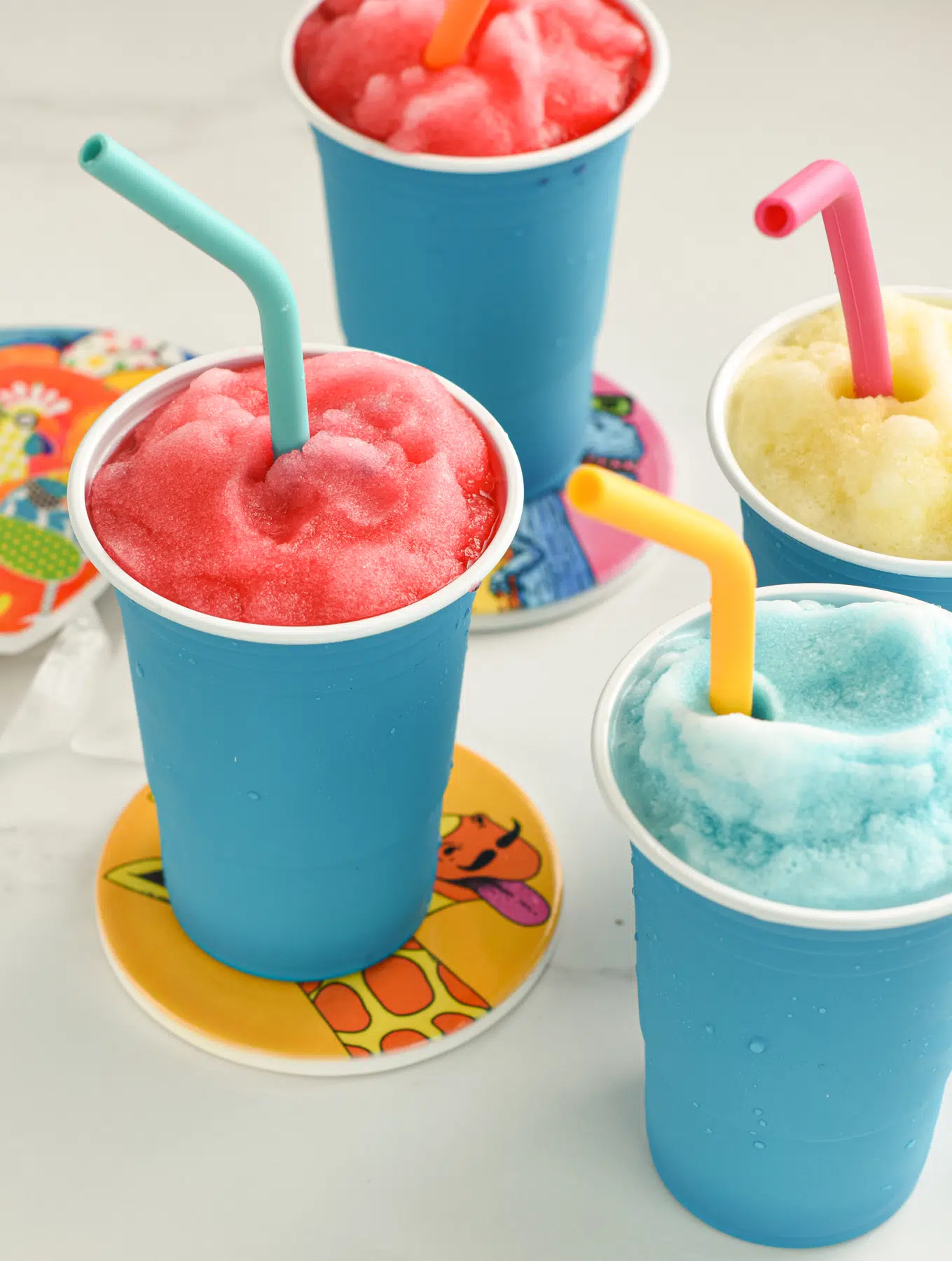 How To Make a Slushie With a Blender - Busy Little Kiddies
